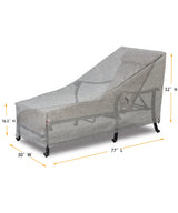 Premium Heavy-Duty Large Chaise Lounge Cover by Shield Outdoor Covers - product image 2 for Resin Society