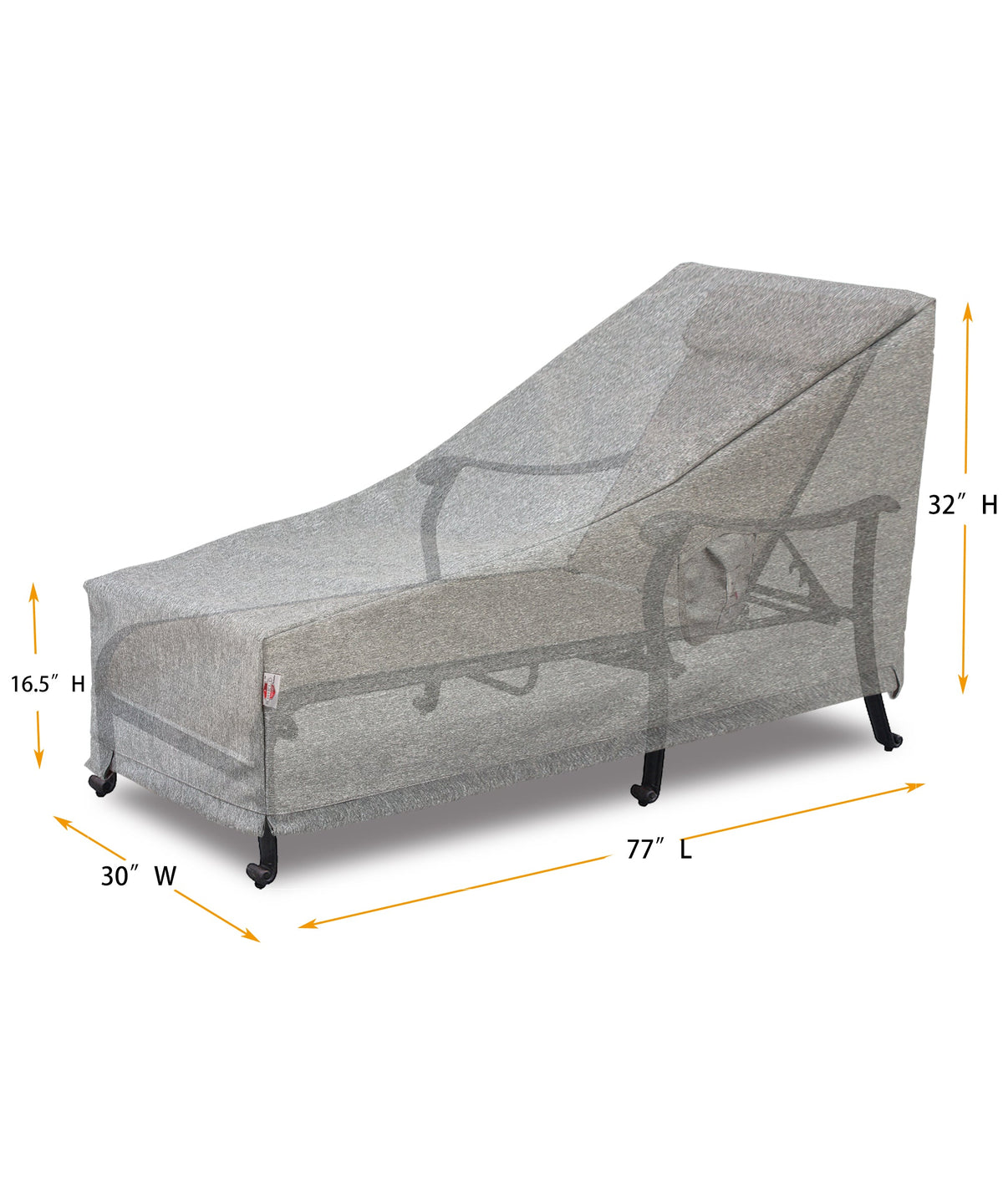Premium Heavy-Duty Large Chaise Lounge Cover by Shield Outdoor Covers - product image 2 for Resin Society