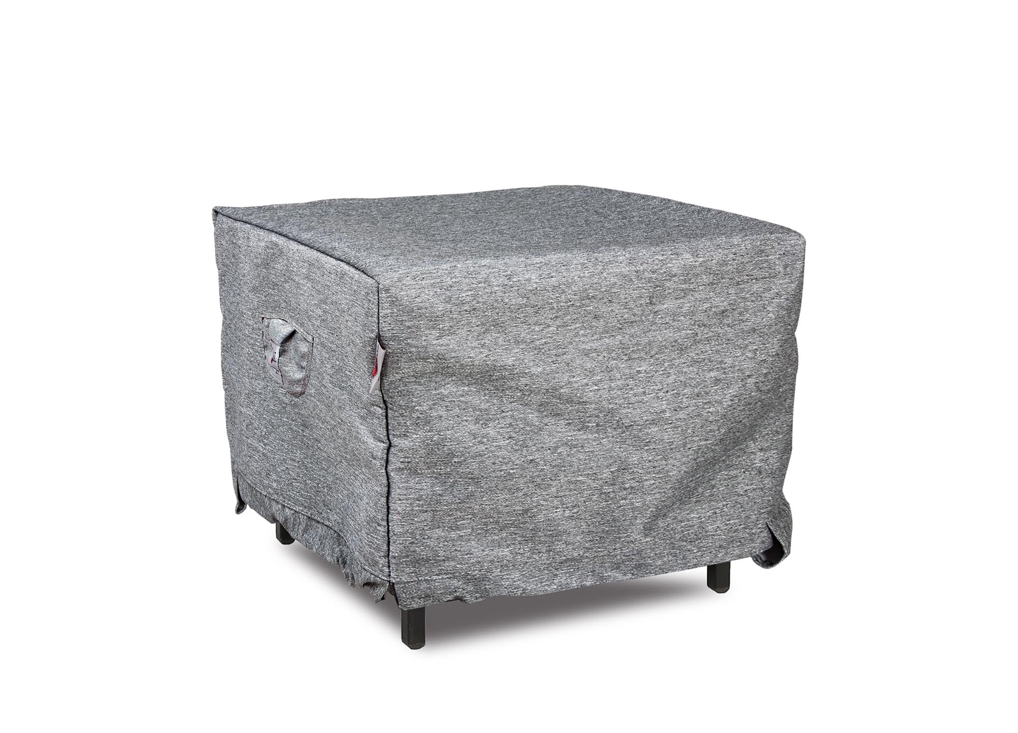 Premium Heavy-Duty Accent Table Cover, Platinum, 26"Wx 26"D x 21"H by Shield Outdoor Covers - main product image for Resin Society