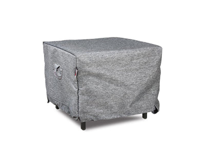 Premium Heavy-Duty Accent Table Cover, Platinum, 26"Wx 26"D x 21"H by Shield Outdoor Covers - main product image for Resin Society