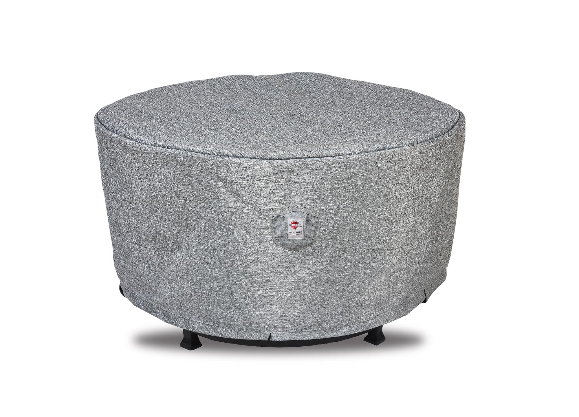 Premium Heavy-Duty Round Fire Table Cover by Shield Outdoor Covers - main product image for Resin Society