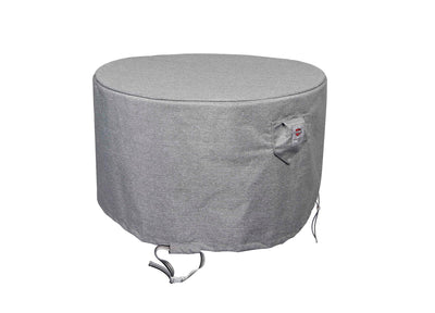 Premium Heavy-Duty Round Fire Table Cover by Shield Outdoor Covers - main product image for Resin Society