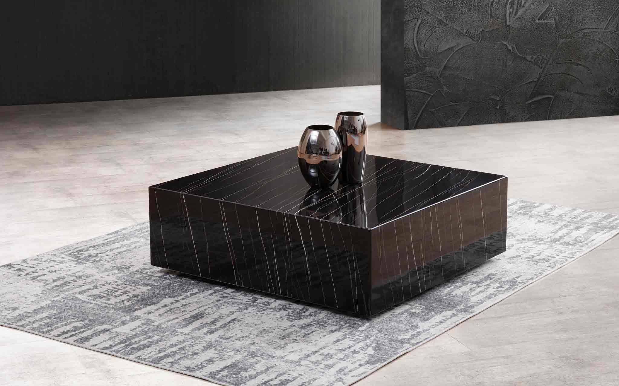 Cube Square Coffee Table detail image - Resin Society