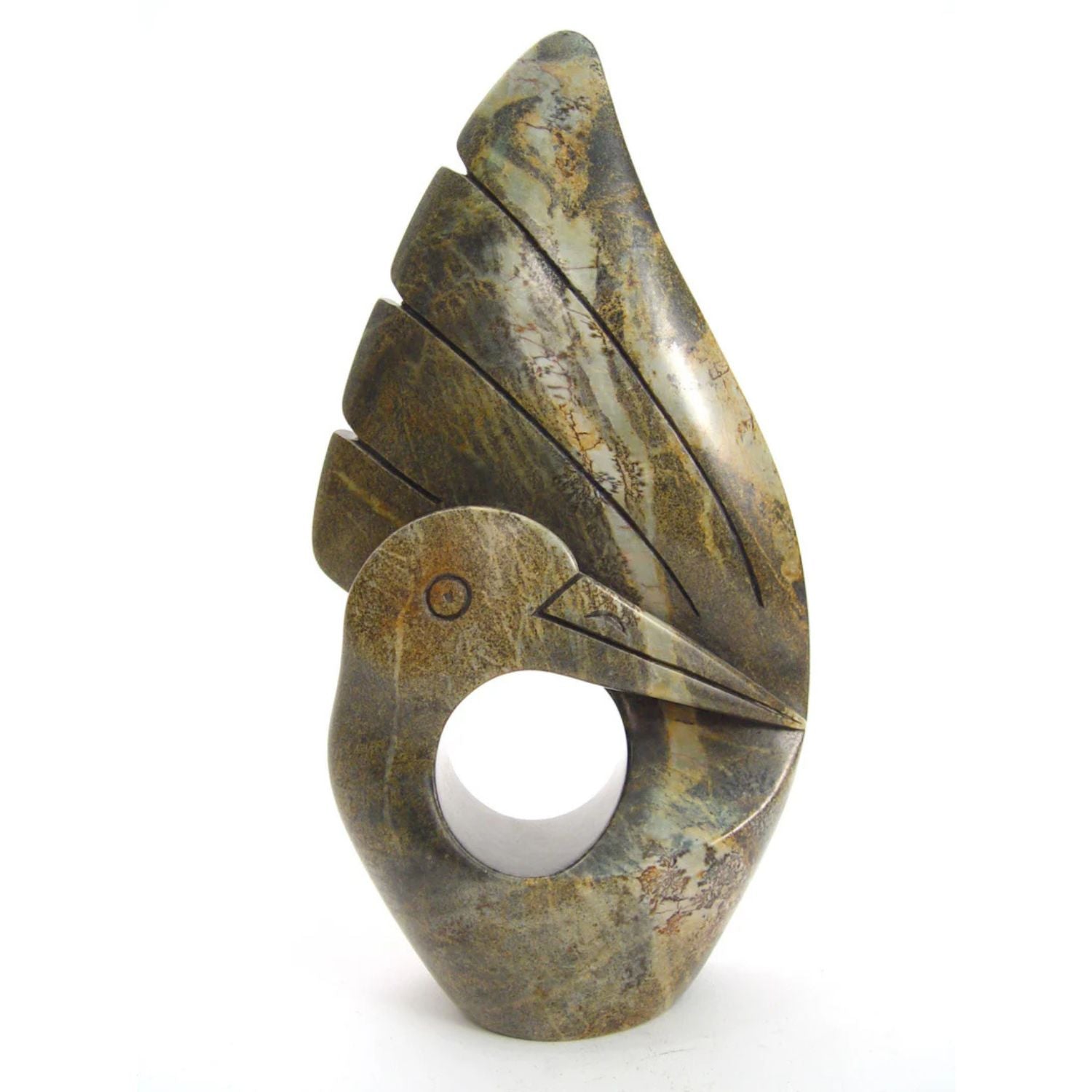 Stone Bird with Wings Up by Mbare Ltd - main product image for Resin Society
