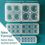 Silicone Cabochons Mold by Little Windows Brilliant Resin and Supplies - Resin Society