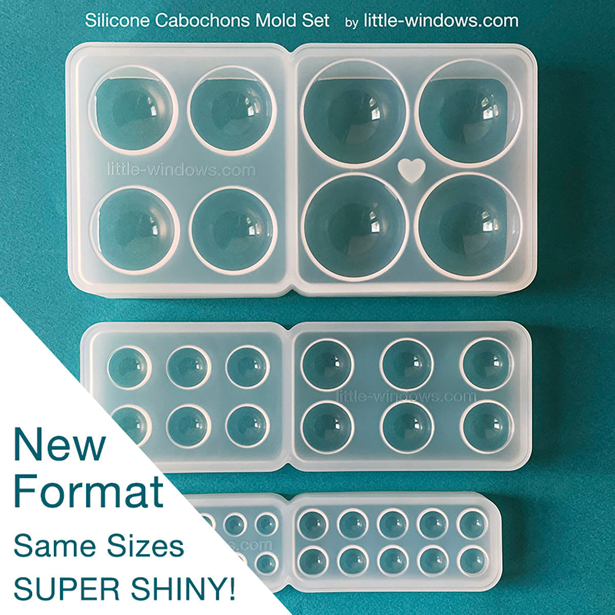 Silicone Cabochons Mold by Little Windows Brilliant Resin and Supplies - Resin Society
