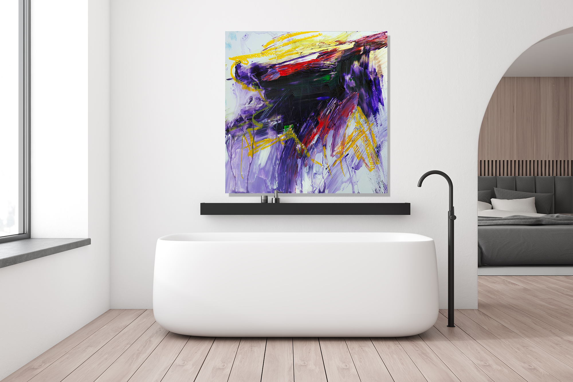 Calcite Artist Enhanced Canvas Print by John Beard Collection - product image 3 for Resin Society