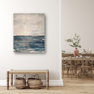 Calm Sea Artist Enhanced Canvas Print by John Beard Collection - product image 3 for Resin Society