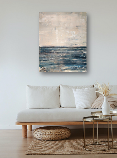 Calm Sea Artist Enhanced Canvas Print by John Beard Collection - product image 4 for Resin Society