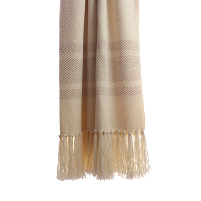 Camel Sarga Merino Throw by Homelosophy