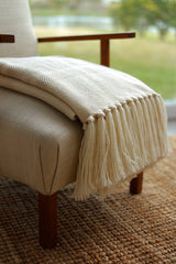 Camel Sarga Merino Throw by Homelosophy