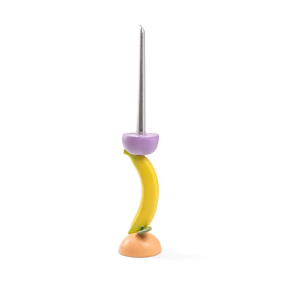 Vitamin Banana Candlestick by DEKOR - main product image for Resin Society