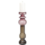 Candle Holder Marvelous Duo Purple Grey 49