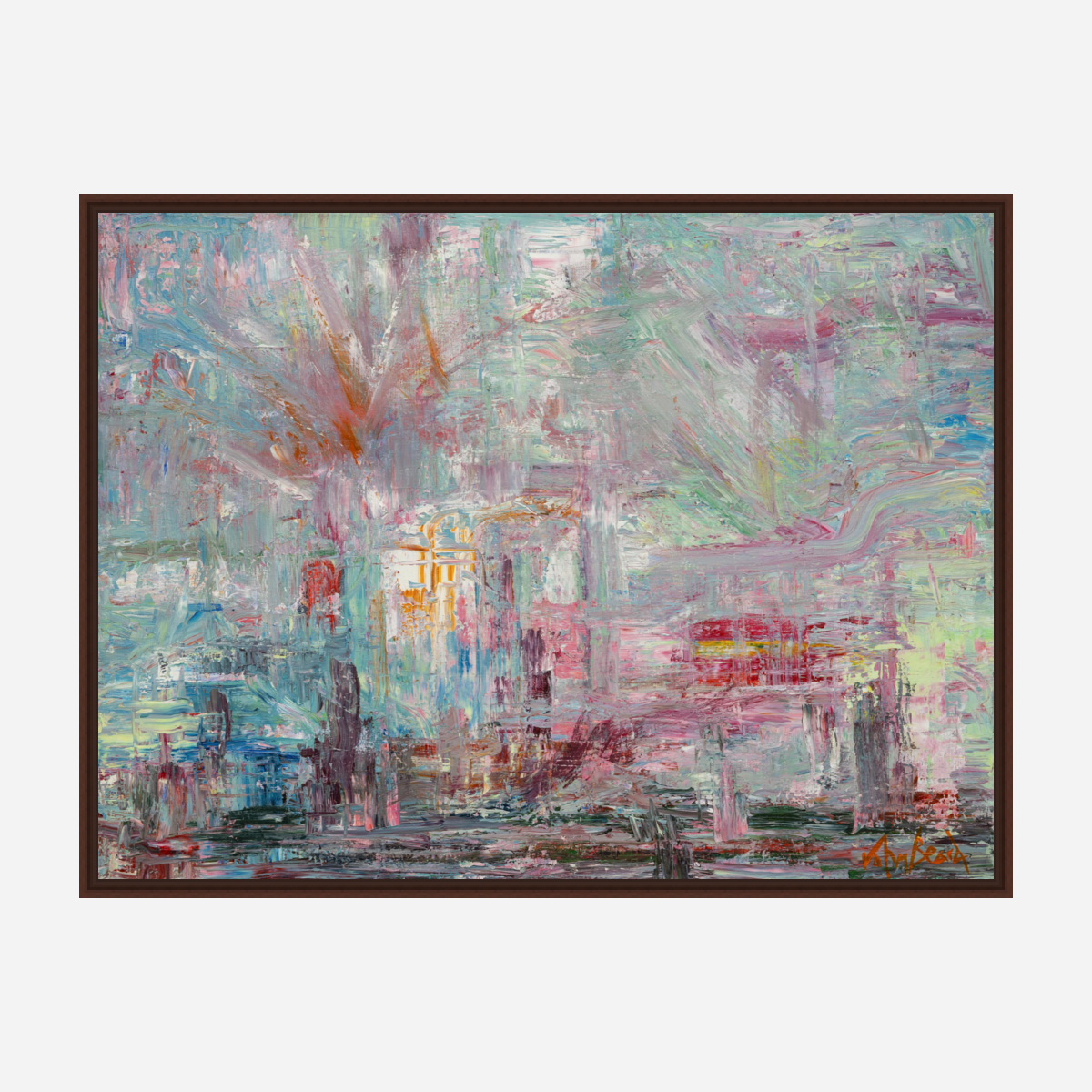 Candy Apple Artist Enhanced Canvas Print by John Beard Collection - product image 6 for Resin Society