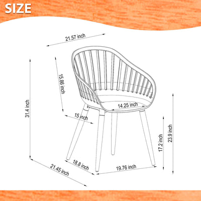 Nassau Resin and Aluminum Chairs - 4 Piece by LifestyleGarden US - product image 10 for Resin Society