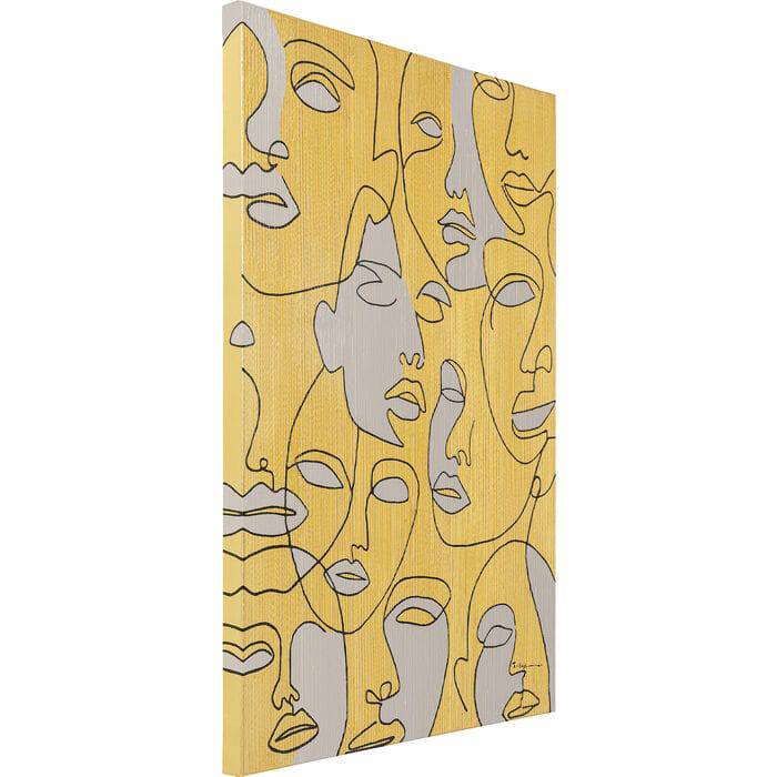 Canvas Picture Faces 70x100