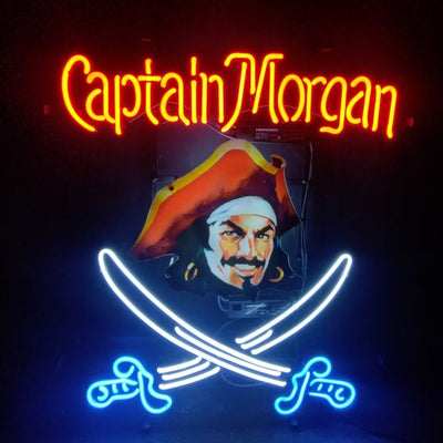 Captain Morgan Sabre Rum Neon Signs by Neon Signs Land - product image 2 for Resin Society