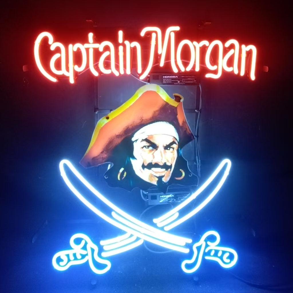 Captain Morgan Sabre Rum Neon Signs by Neon Signs Land - main product image for Resin Society
