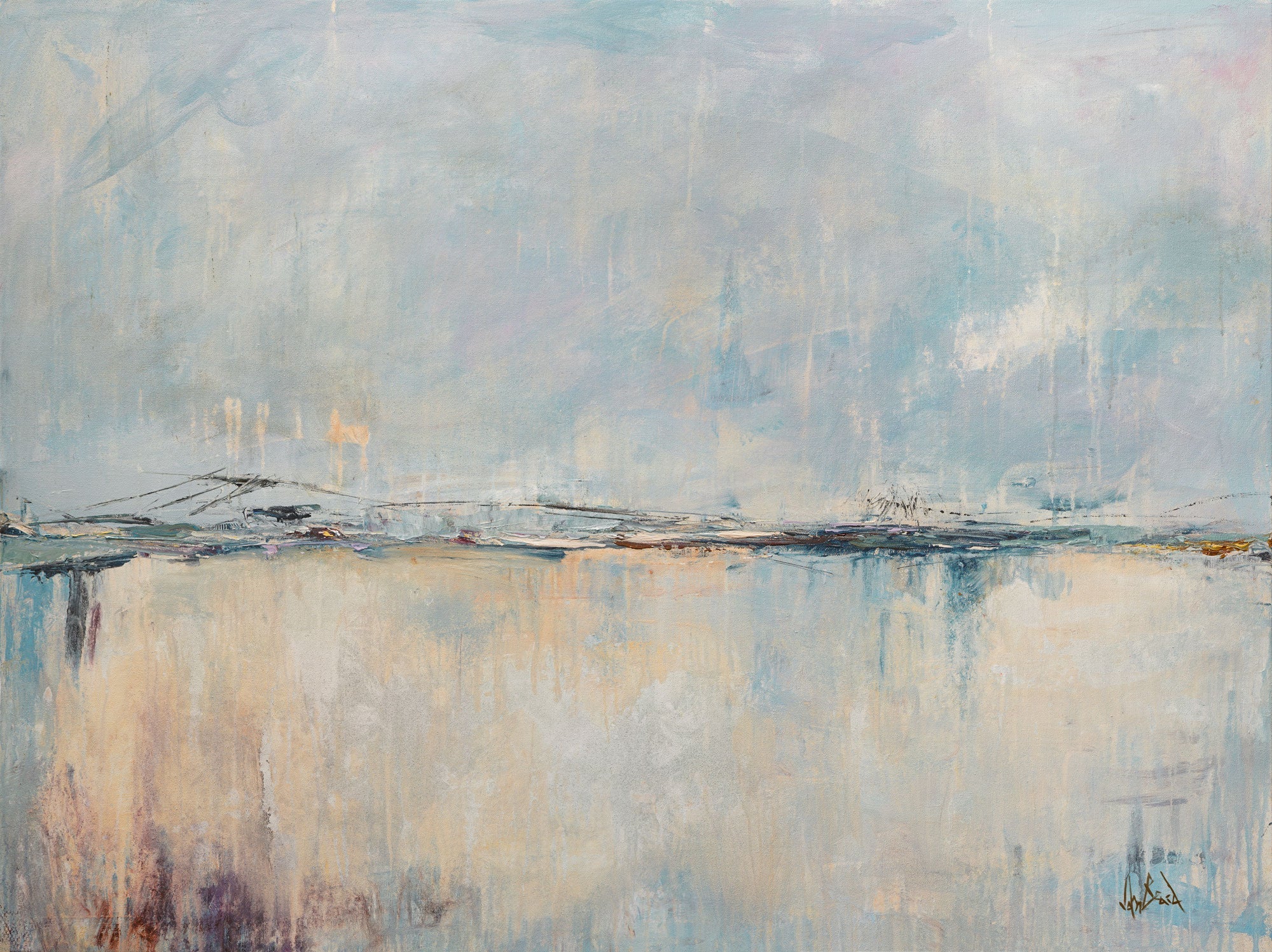 "Capture the Mood" Original by John Beard, 36x48 by John Beard Collection - main product image for Resin Society