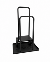 Woodhaven Multi-Purpose Firewood Rack Mat showing raised edges and waterproof surface