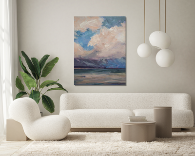 Celadon I Artist Enhanced Canvas Print by John Beard Collection - product image 2 for Resin Society