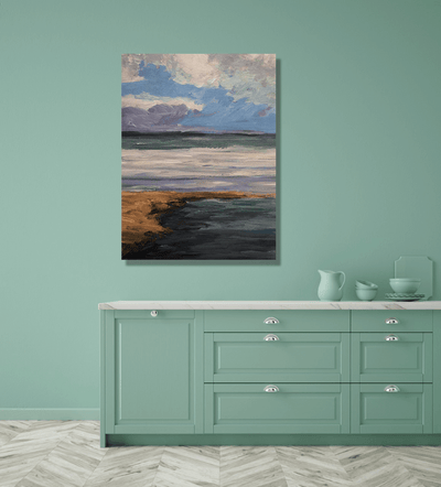Celadon II Artist Enhanced Canvas Print by John Beard Collection - product image 3 for Resin Society