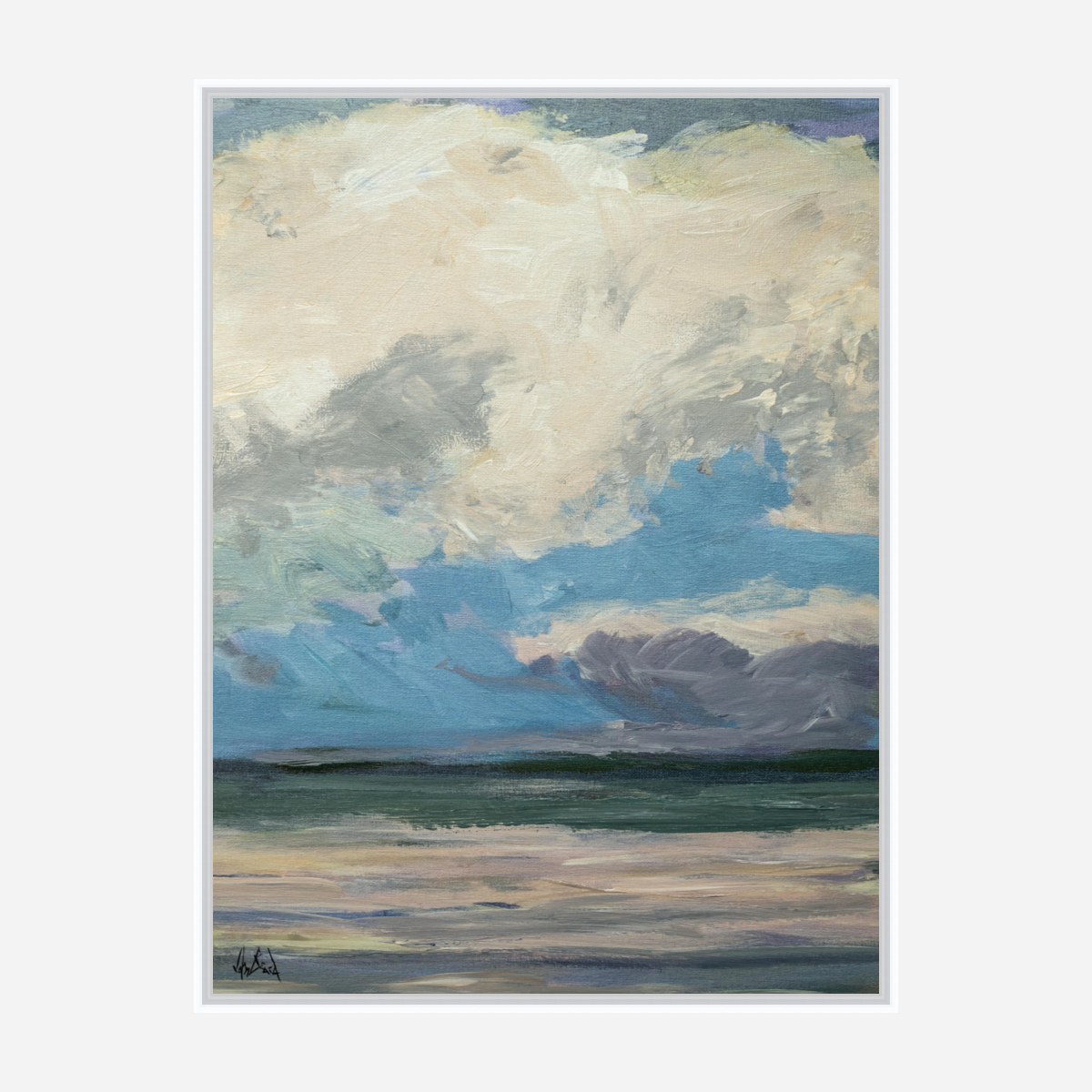 Celadon III Artist Enhanced Canvas Print by John Beard Collection - product image 7 for Resin Society