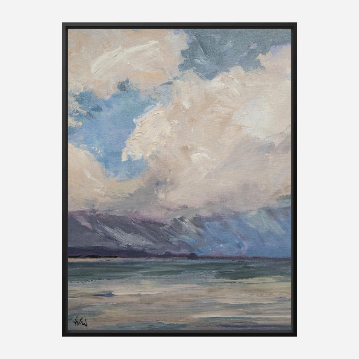 Celadon I Artist Enhanced Canvas Print by John Beard Collection - product image 4 for Resin Society
