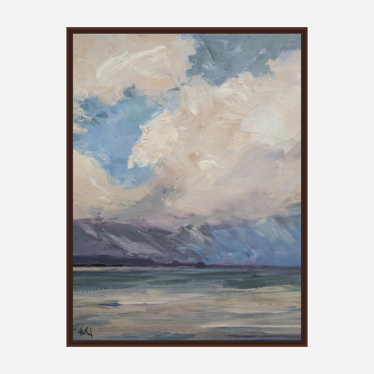 Celadon I Artist Enhanced Canvas Print by John Beard Collection - product image 5 for Resin Society