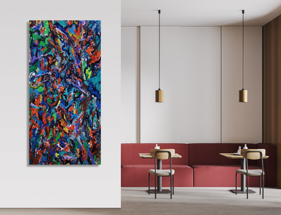 Celebration I Artist Enhanced Canvas Print by John Beard Collection - product image 3 for Resin Society