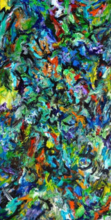 Celebration II 36x72 Artist Enhanced Canvas Print by John Beard Collection - main product image for Resin Society