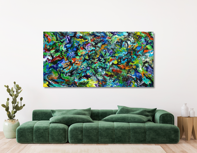 Celebration II 36x72 Artist Enhanced Canvas Print by John Beard Collection - product image 4 for Resin Society