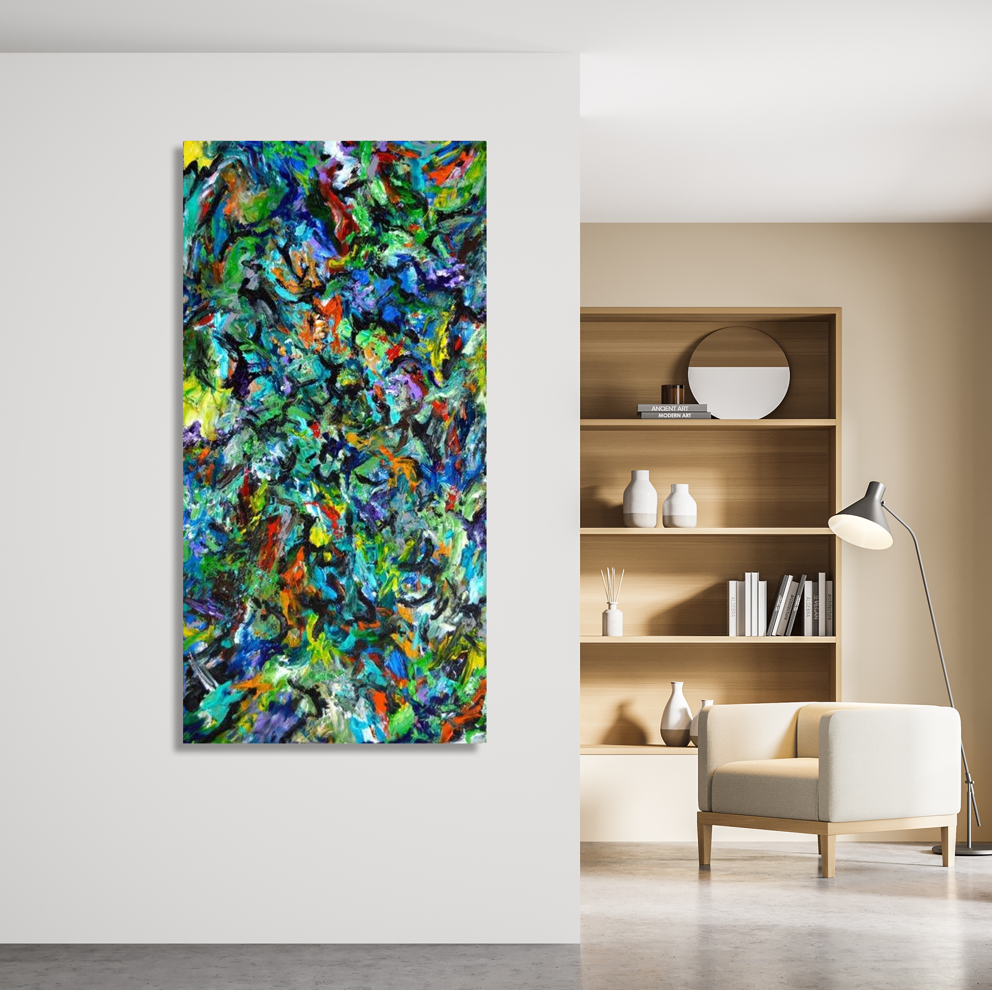 Celebration II 36x72 Artist Enhanced Canvas Print by John Beard Collection - product image 3 for Resin Society