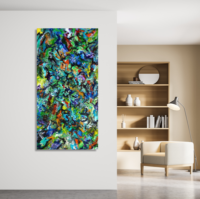 Celebration II 36x72 Artist Enhanced Canvas Print by John Beard Collection - product image 3 for Resin Society