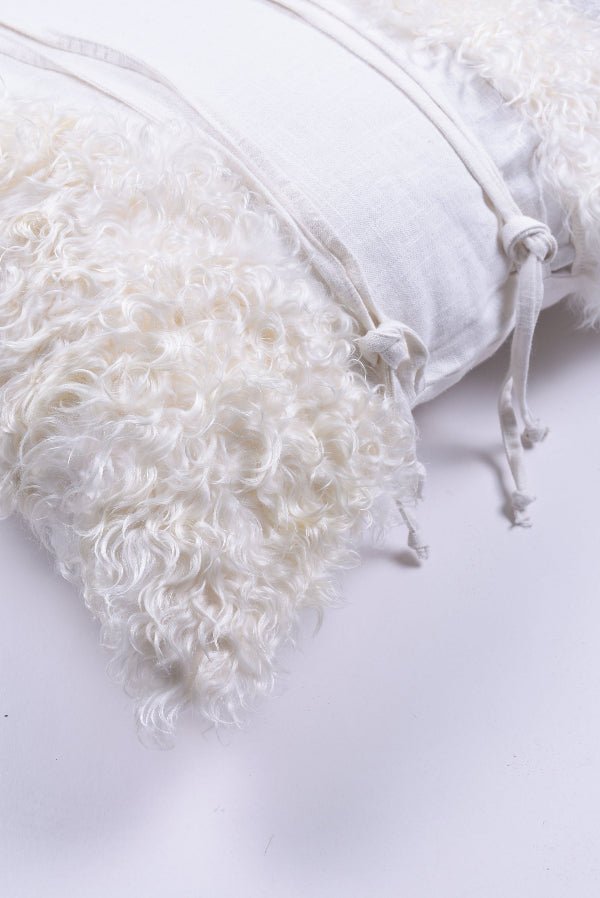 Celine Goat Skin Pillow by Homelosophy