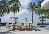 Leyland Table and 8 Chamonix Armchair Dining Set by LifestyleGarden US - product image 2 for Resin Society