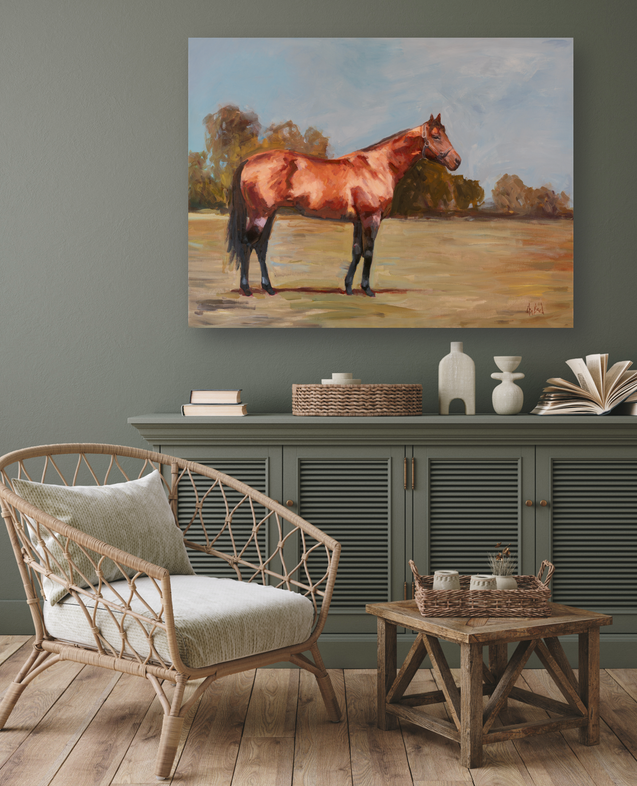 Champion Artist Enhanced Canvas Print by John Beard Collection - product image 2 for Resin Society