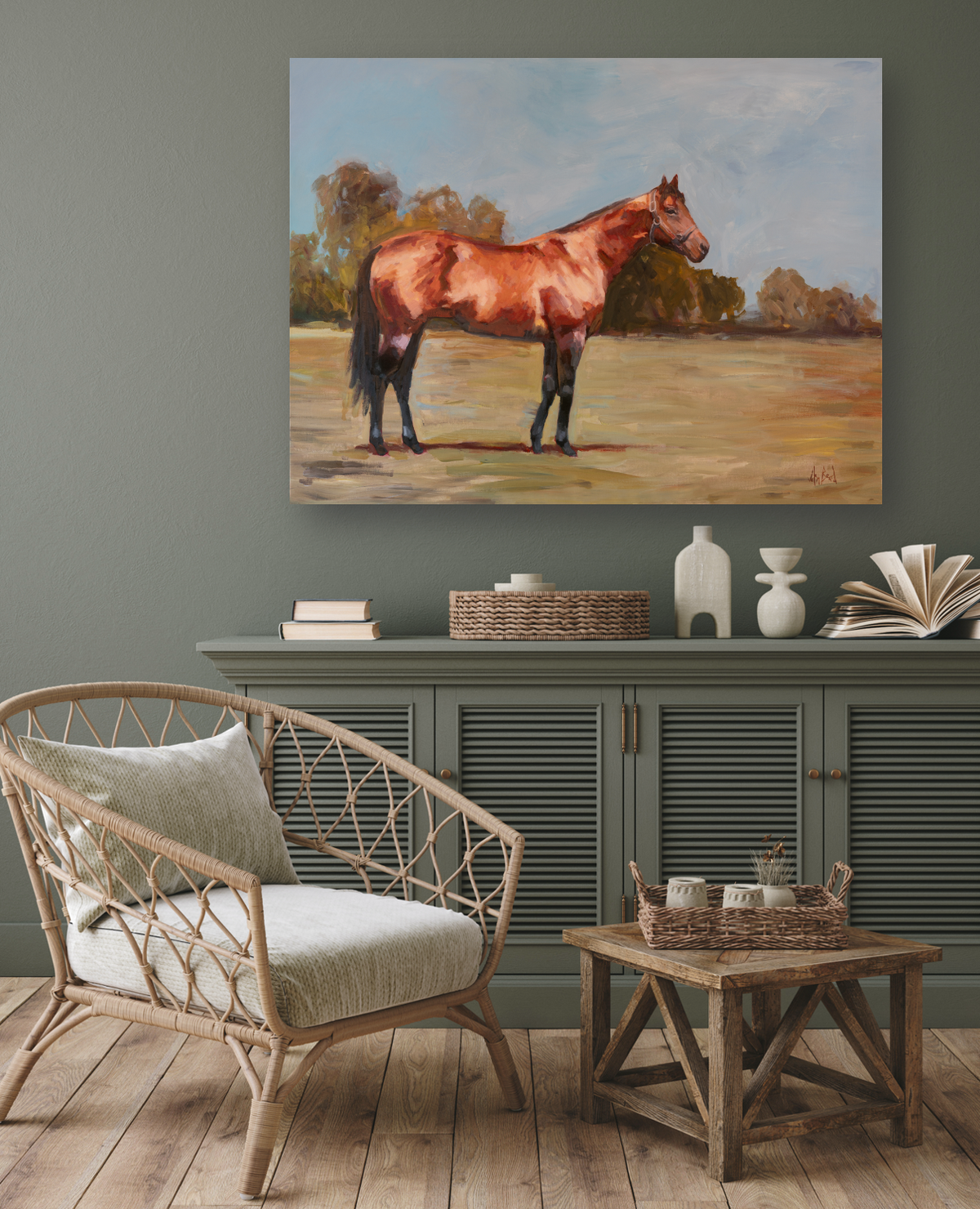 Champion Artist Enhanced Canvas Print by John Beard Collection - product image 2 for Resin Society