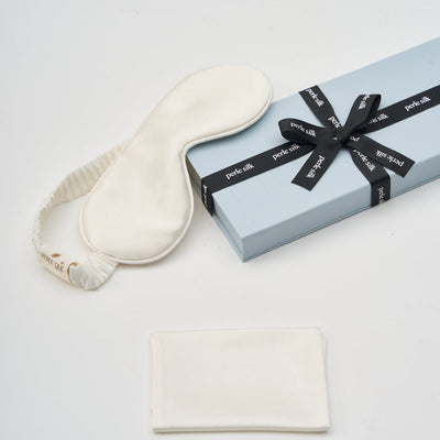 Charmeuse Silk Sleep Mask by Perle Silk - main product image for Resin Society
