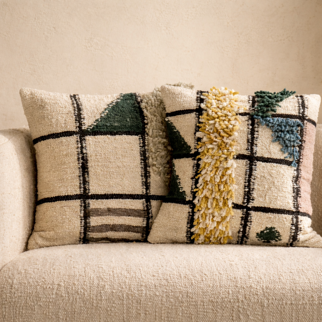 Loren Wool Pillow Covers by Diego Olivero Studio from MESO