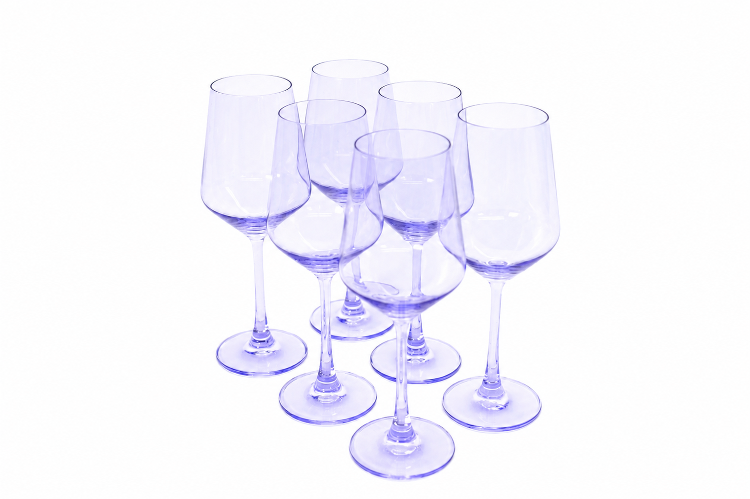Lady Lavender - Colored Wine Glass