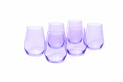 Lady Lavender - Colored Wine Glass