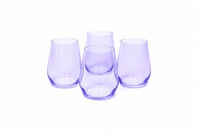 Lady Lavender - Colored Wine Glass