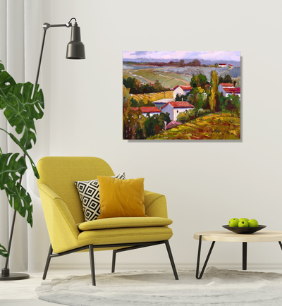 Chateau de la Grav Artist Enhanced Canvas Print by John Beard Collection - product image 4 for Resin Society