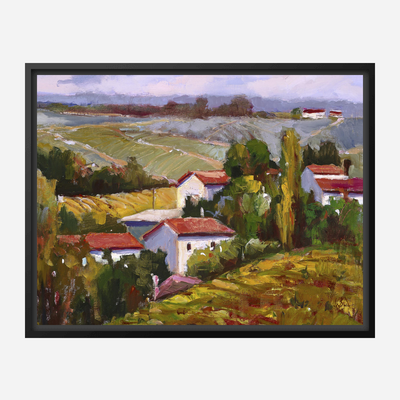 Chateau de la Grav Artist Enhanced Canvas Print by John Beard Collection - product image 5 for Resin Society