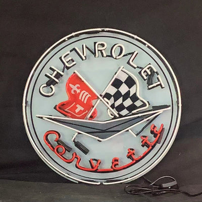 Chevrolet Corvette Auto Car Neon Signs by Neon Signs Land - product image 3 for Resin Society