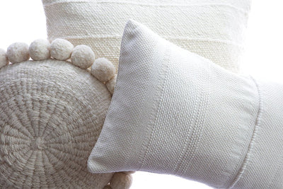 Boho Pom Pom Pillow by Homelosophy