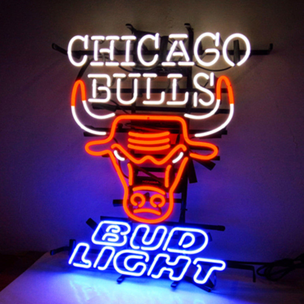 Chicago Bulls Bud Light Neon Sign Light by Neon Signs Land - product image 2 for Resin Society