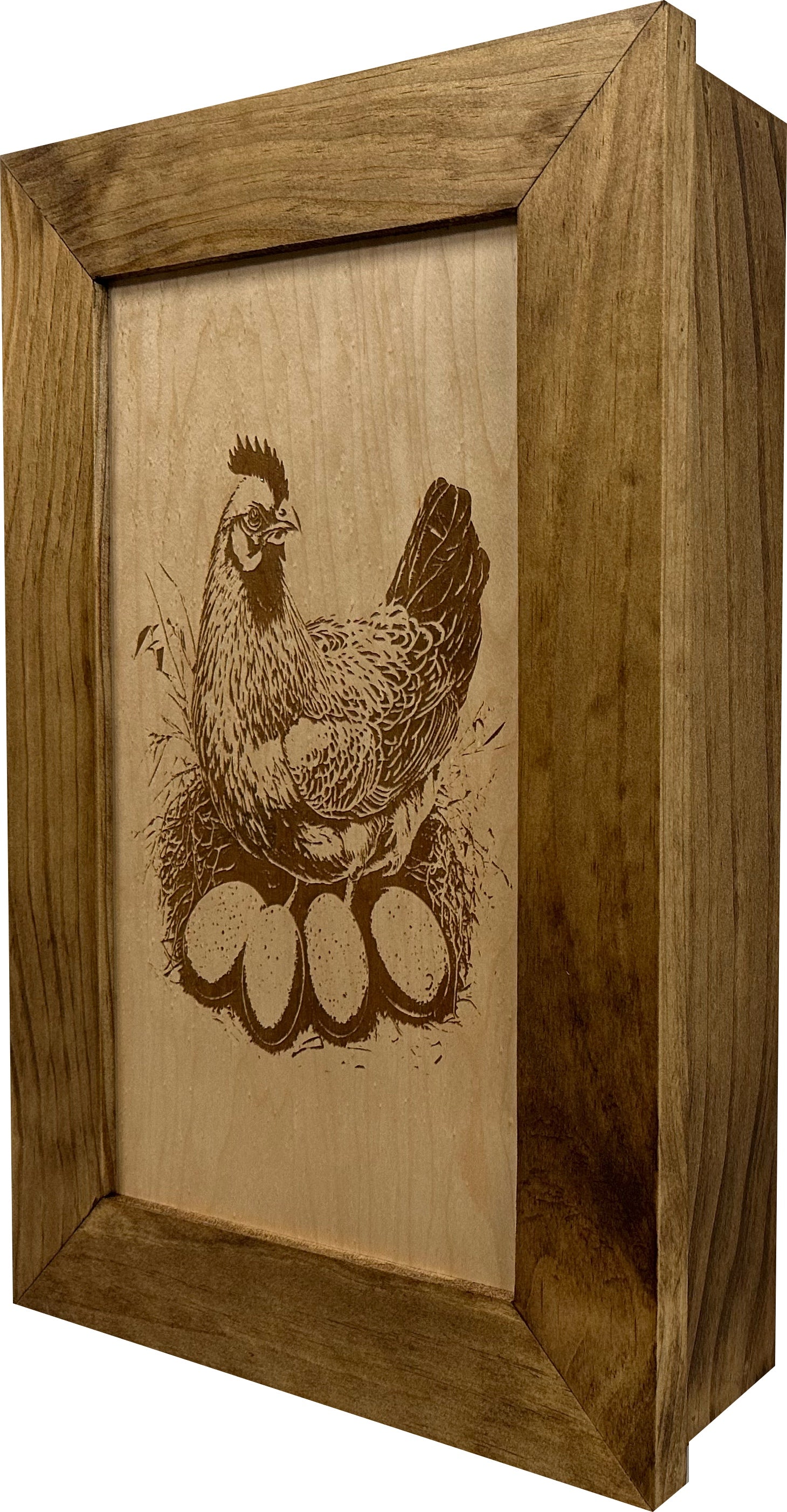 Hidden Gun Safe Chicken and Eggs Farmhouse Scene by Bellewood Designs - product image 8 for Resin Society