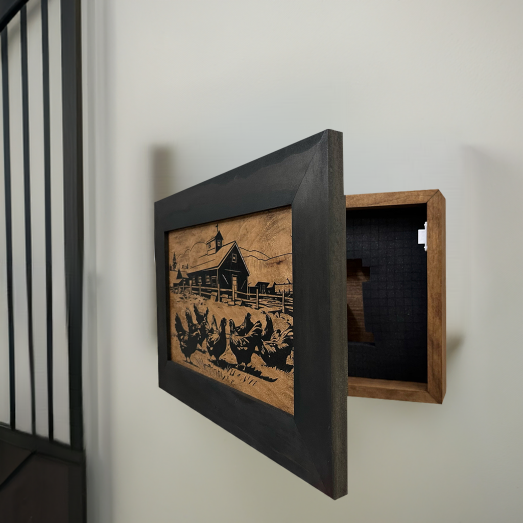 Chicken Farm Hidden Gun Safe by Bellewood Designs - product image 8 for Resin Society